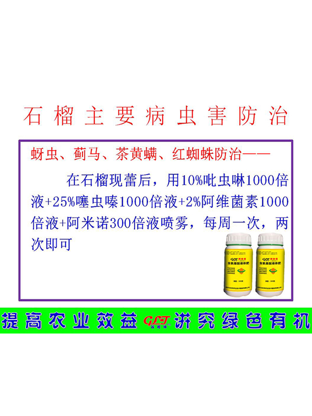 石榴主要病虫害防治